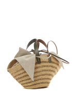 Bolso cesto franja calada