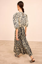 Falda botanical printed