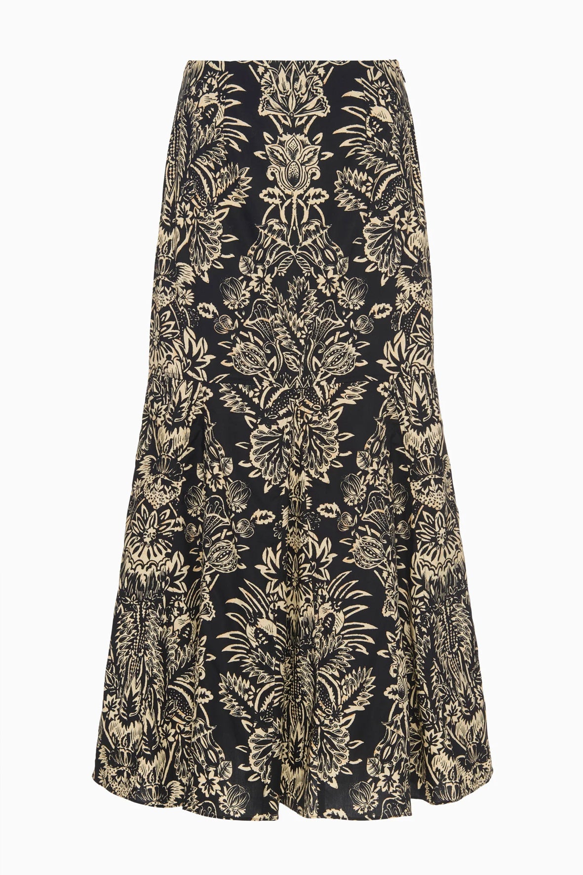 Falda botanical printed