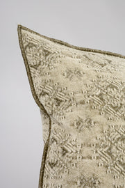Almohadón jacquard stone washed