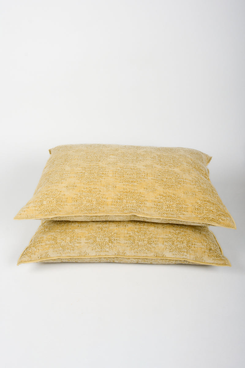 Almohadón jacquard stone washed