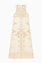 Vestido encaje blonda