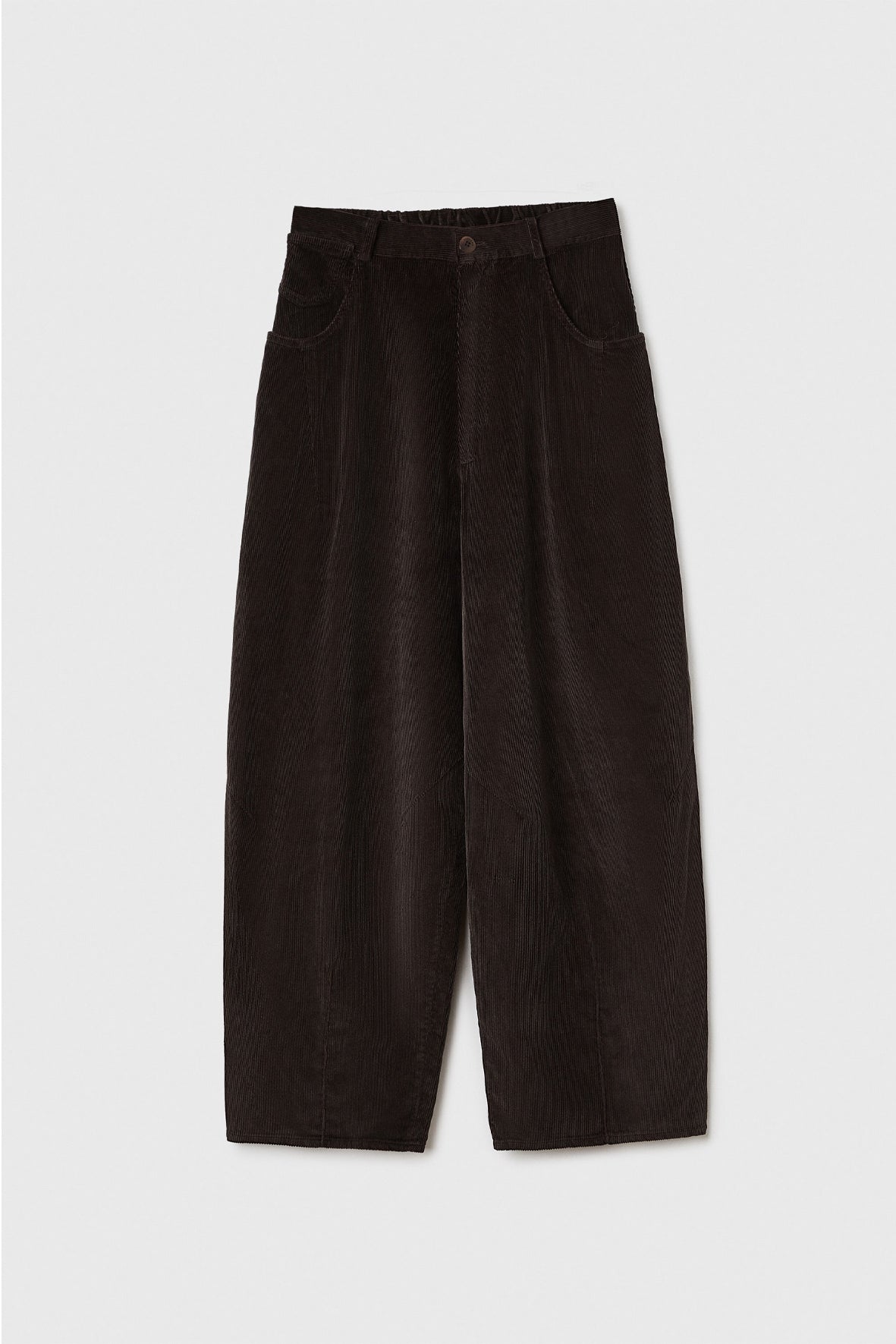 Very wide fine corduroy trousers