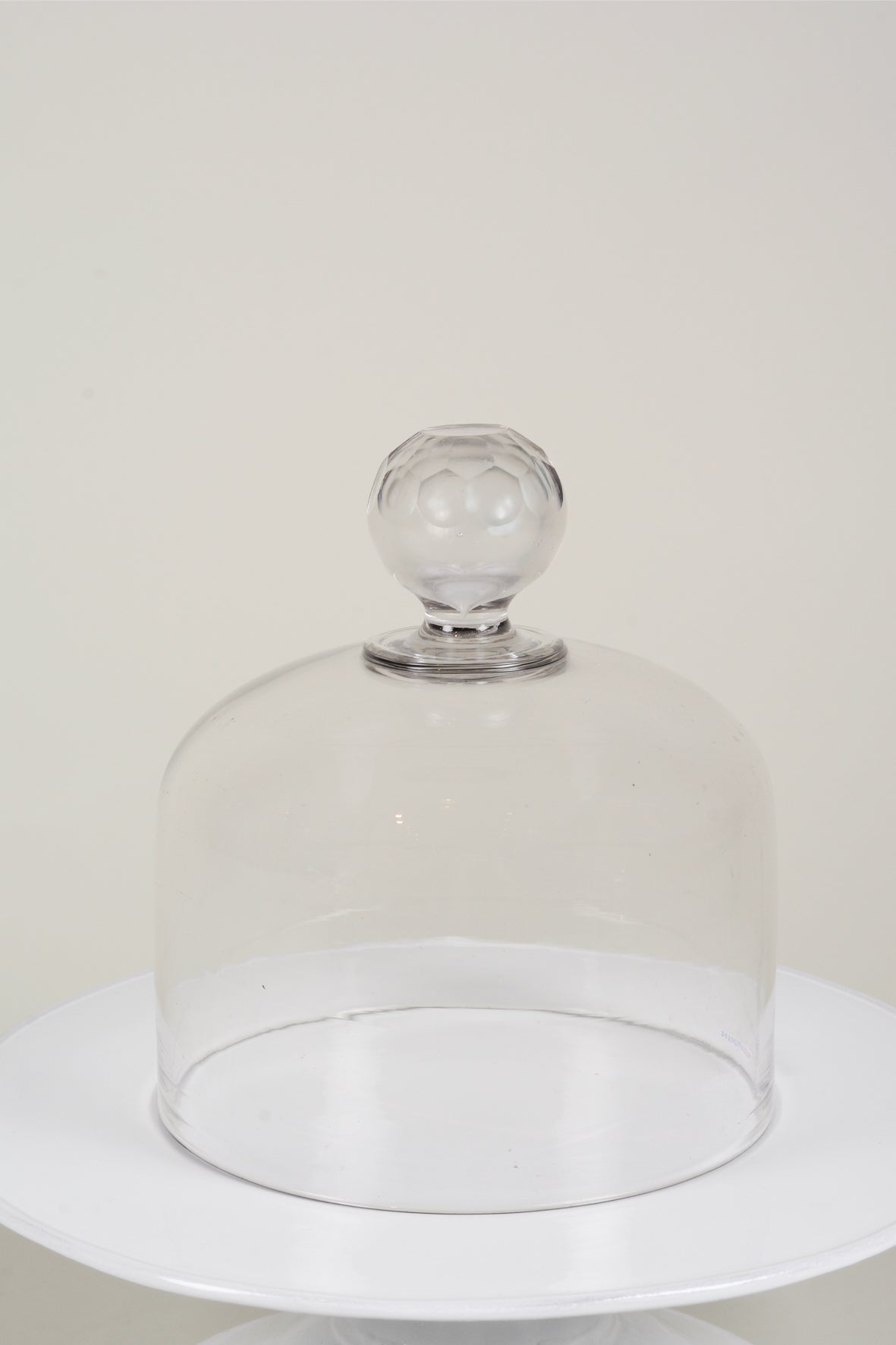 Campana cristal grande antigua