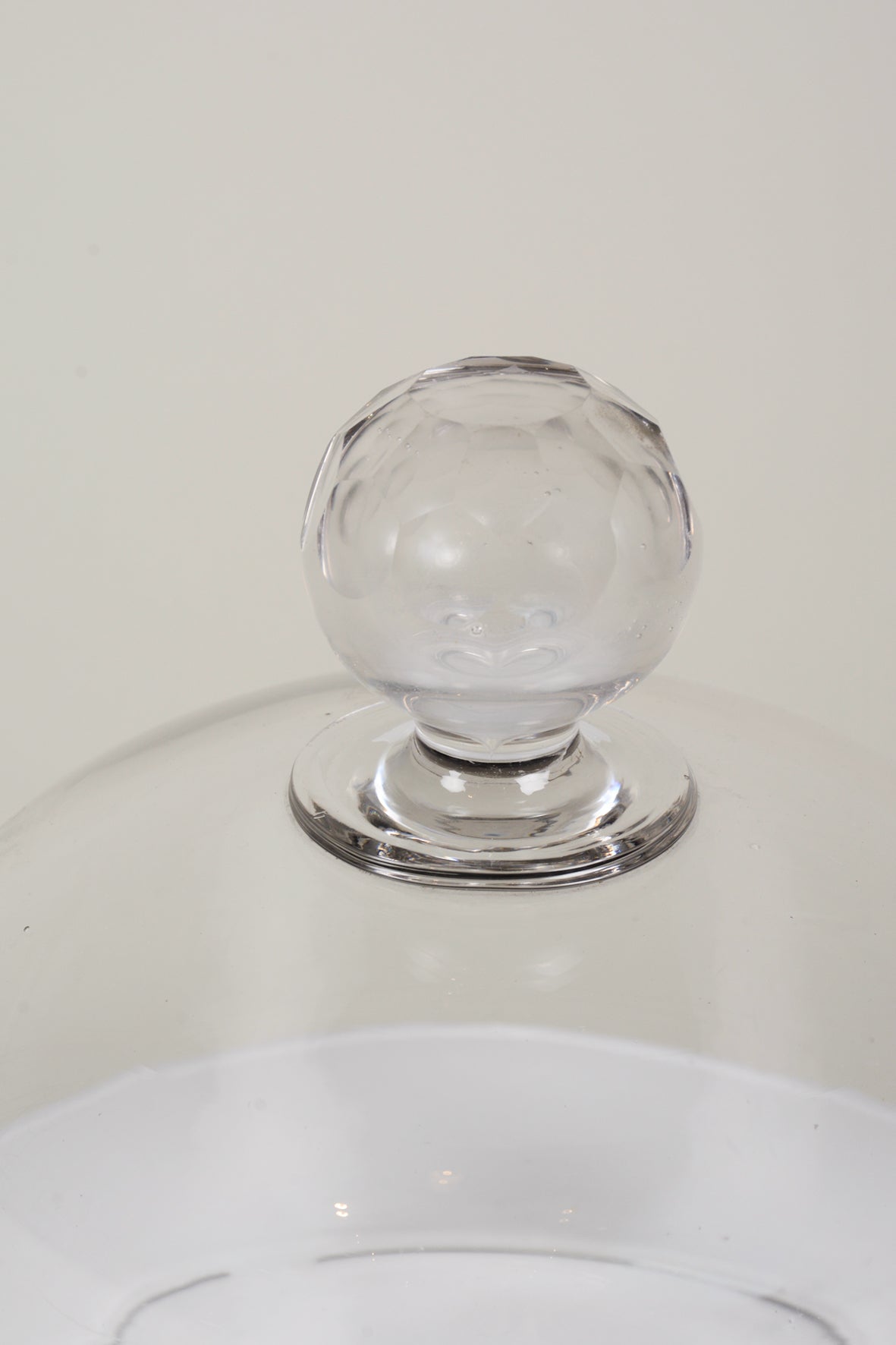 Campana cristal grande antigua