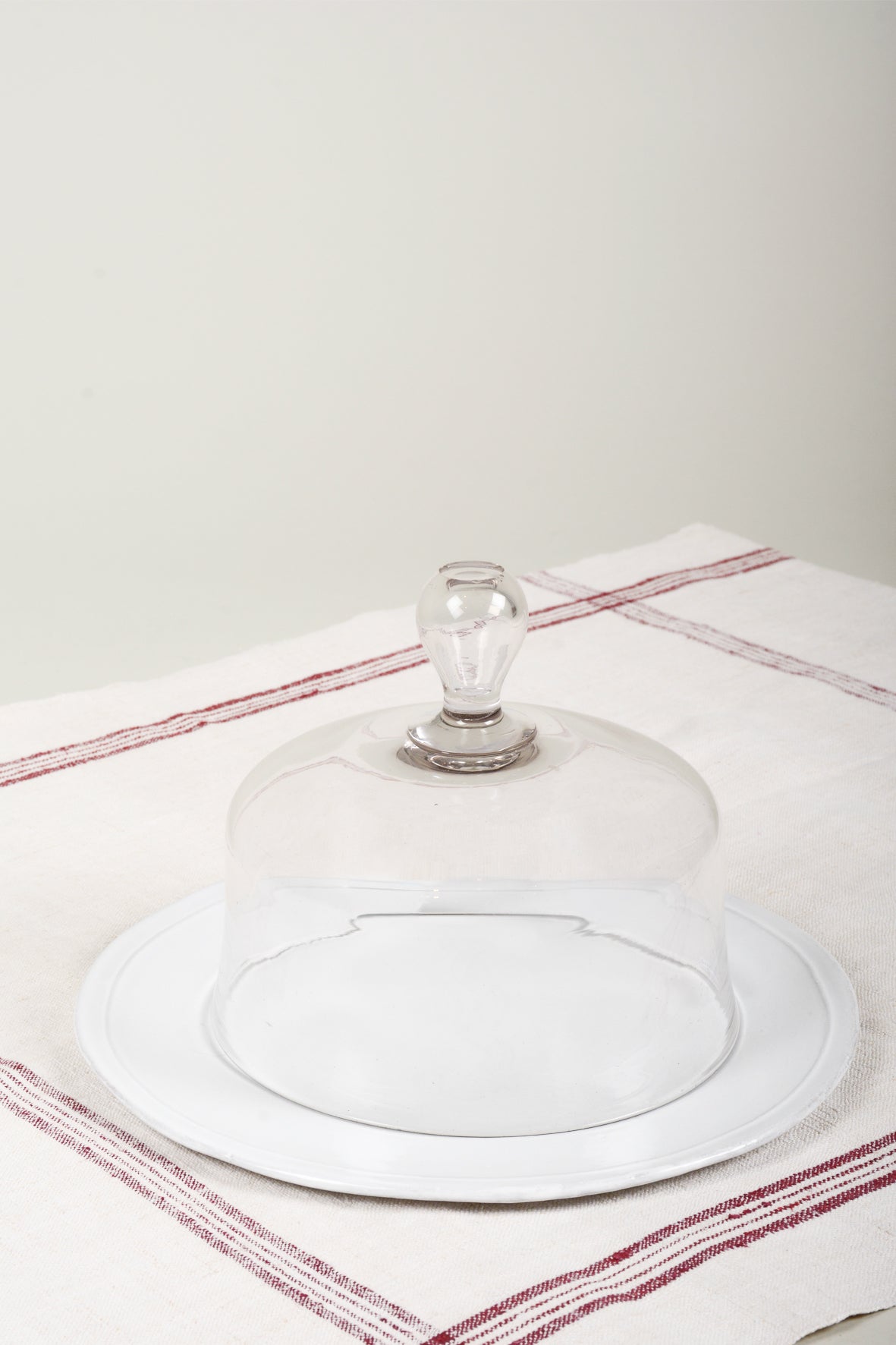 Campana cristal mediana antigua