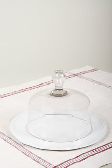 Campana cristal mediana antigua