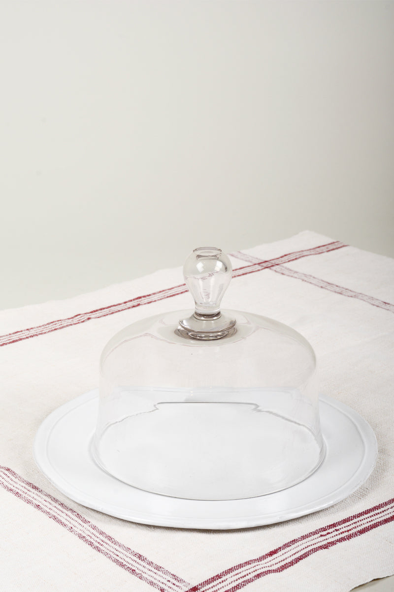 Campana cristal mediana antigua