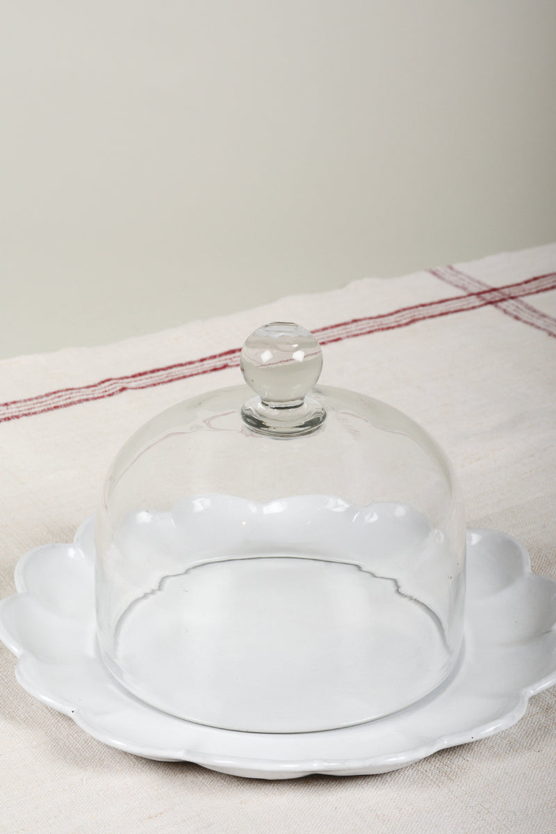 Campana cristal pequeña antiguas