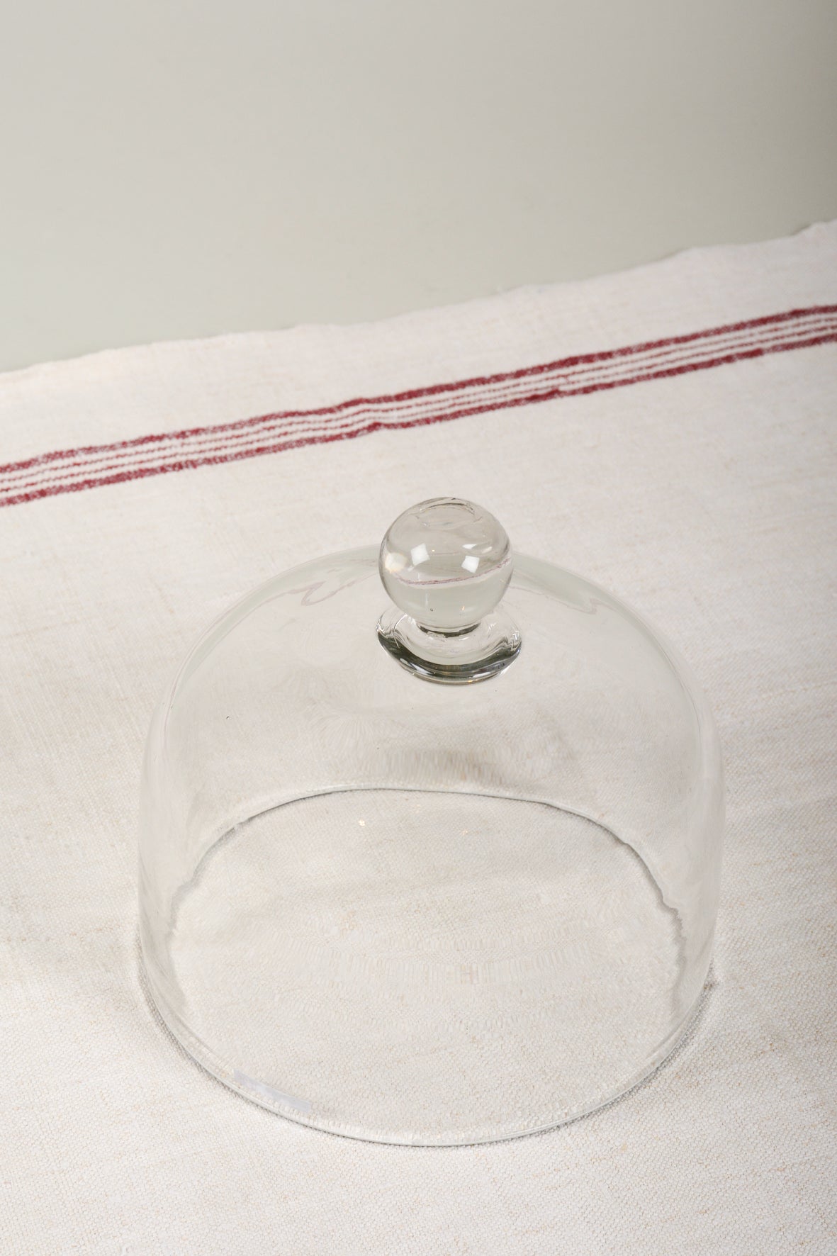 Campana cristal pequeña antiguas