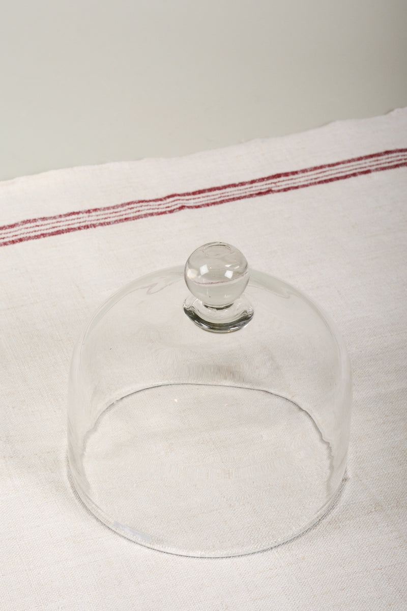 Campana cristal pequeña antiguas