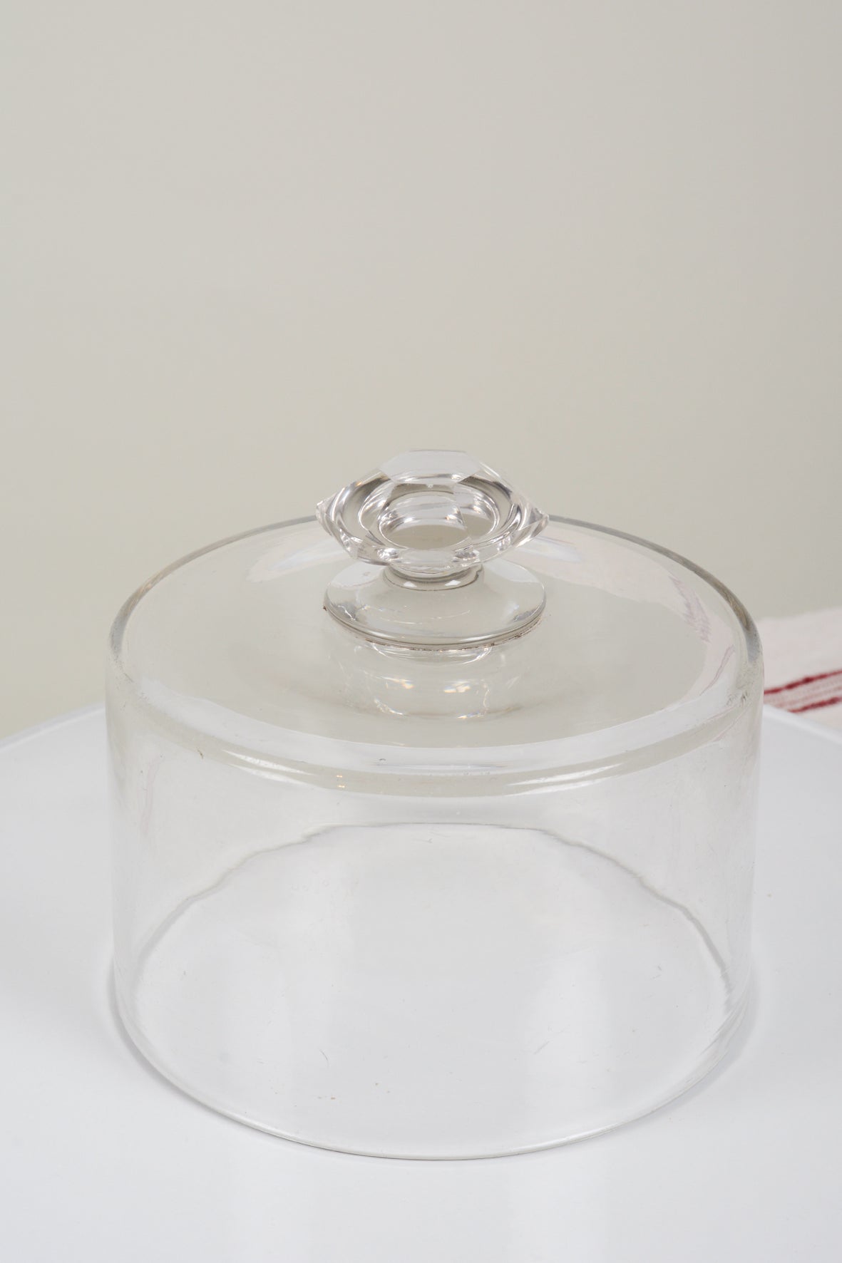 Campana cristal pequeña antiguas