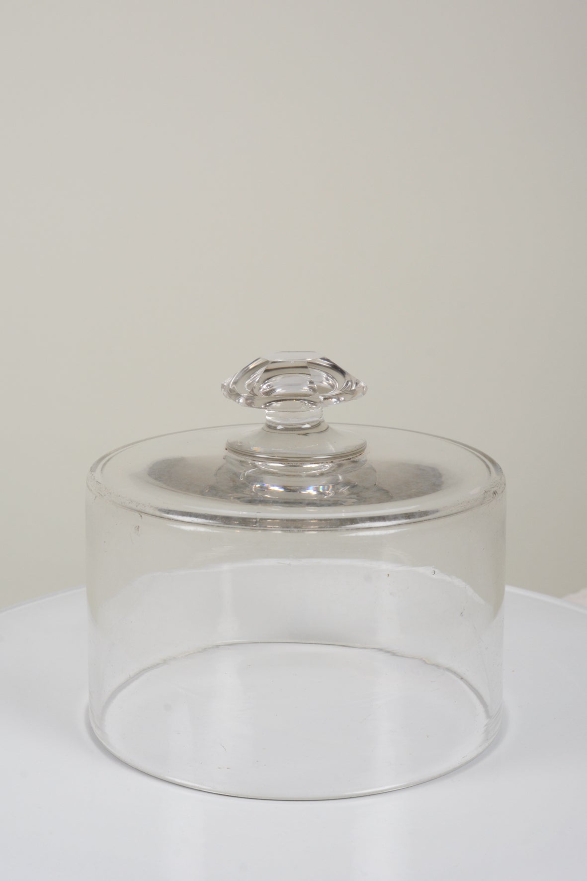 Campana cristal pequeña antiguas