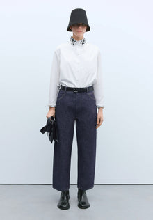 Pantalón denim straight indigo