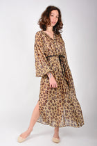 Vestido animal print