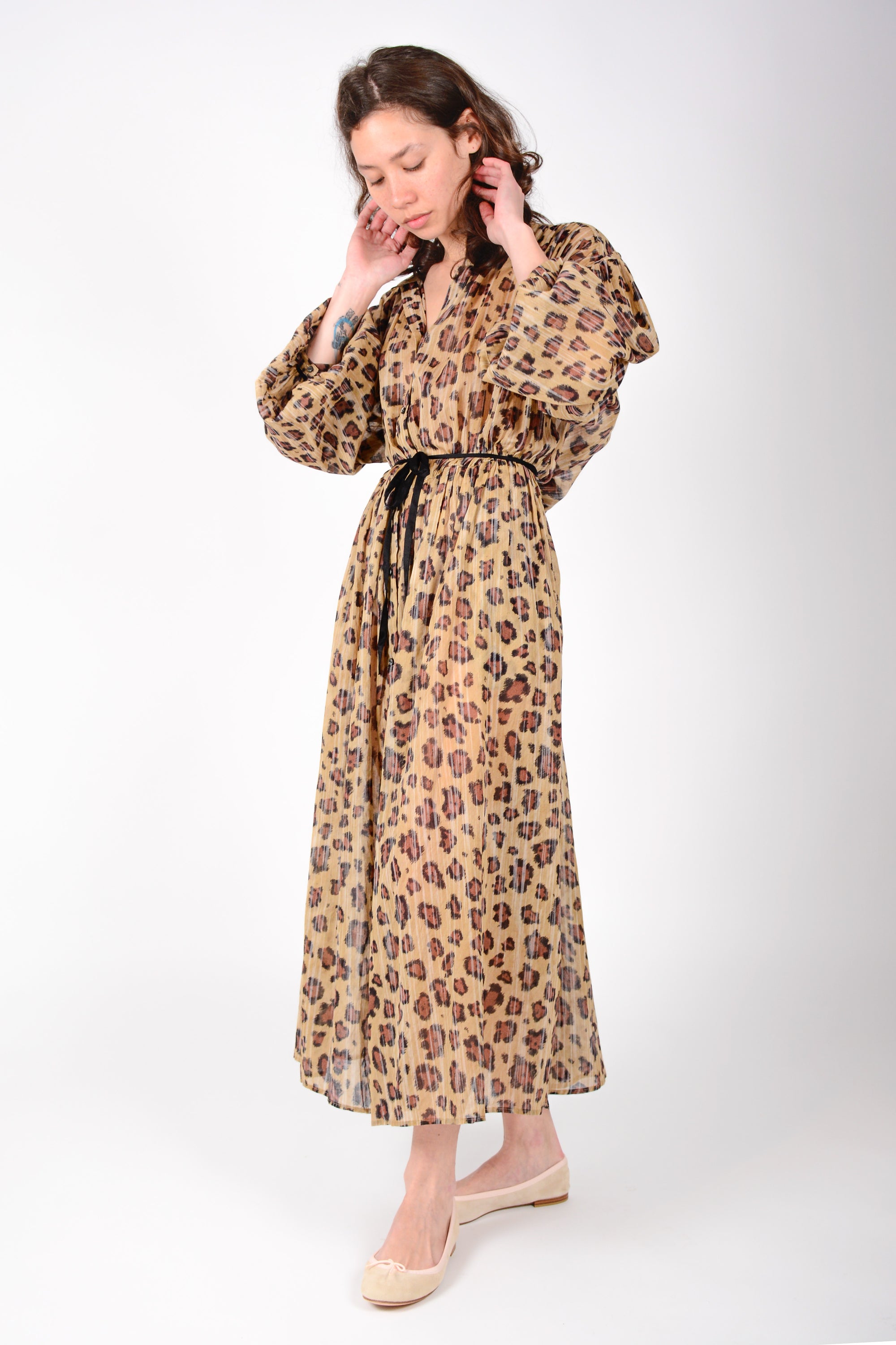 Vestido animal print