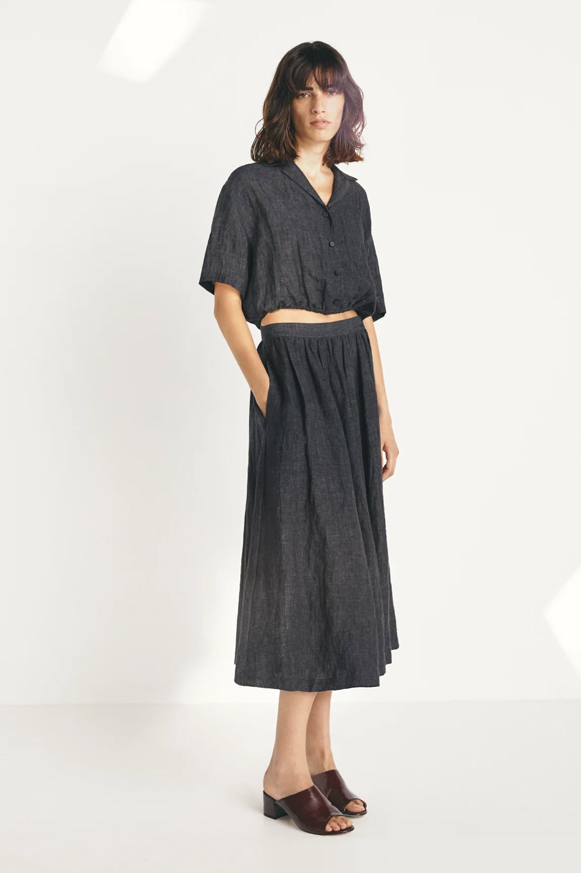 Falda Lino Flavia