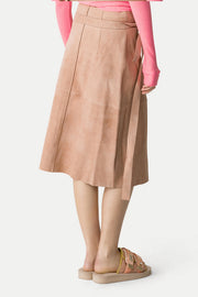 Falda suede sarong