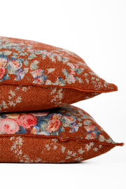Almohadón flores pompadour argile