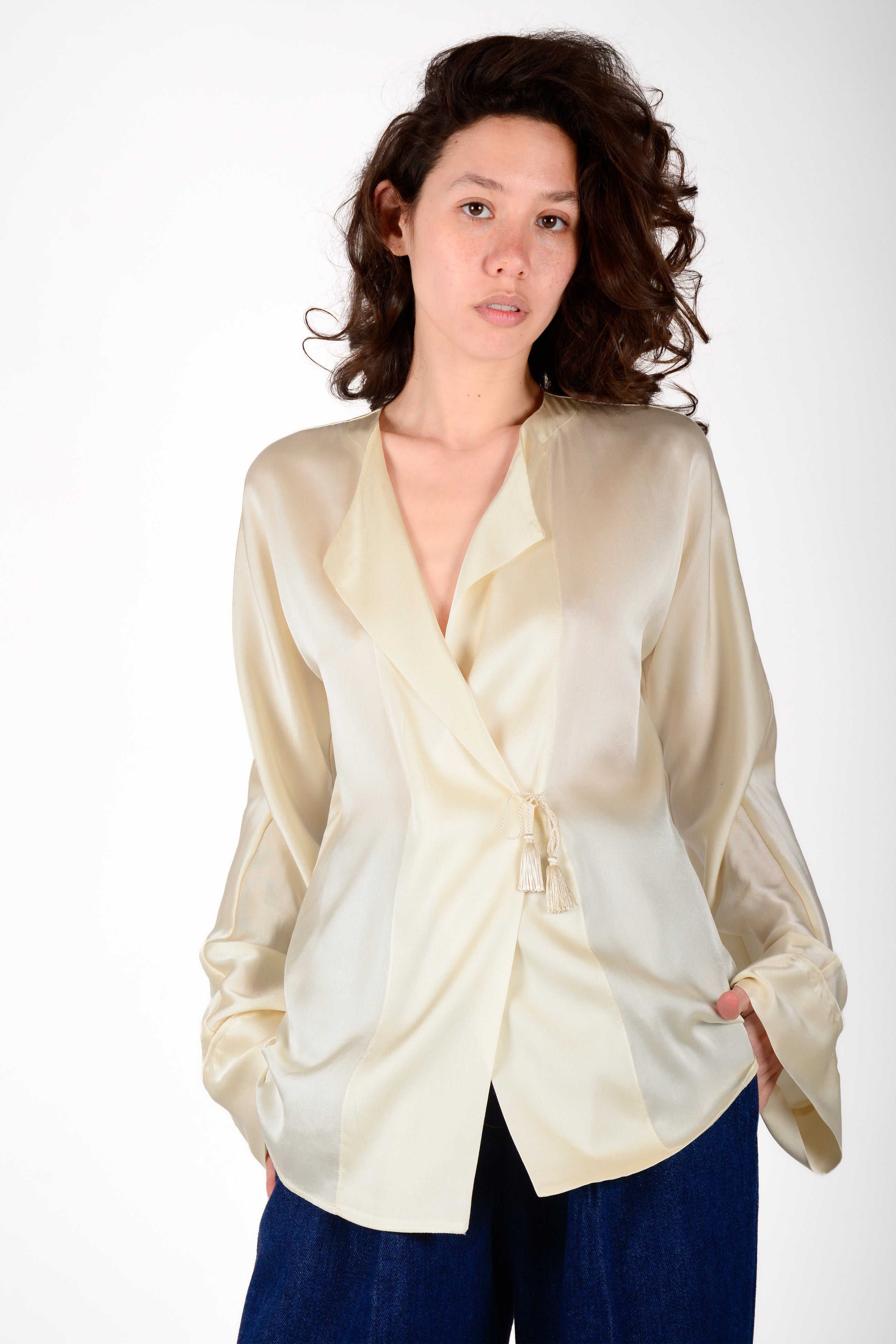 Camisa silk satín