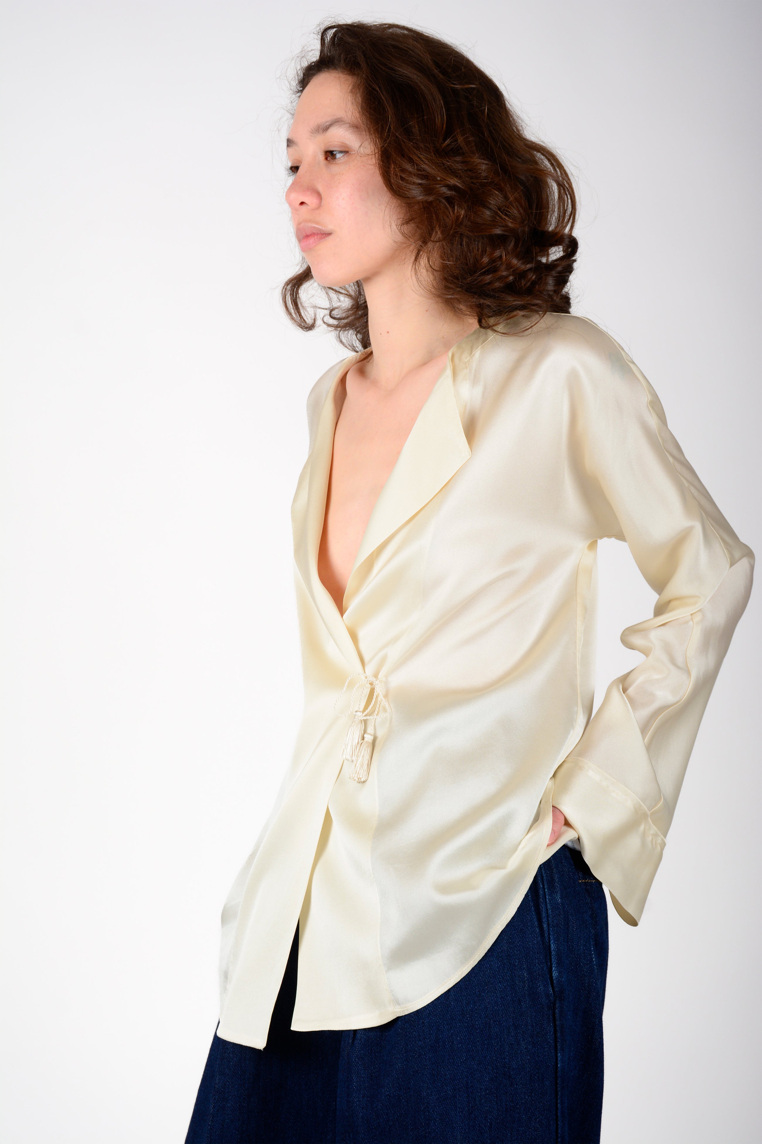 Camisa silk satín