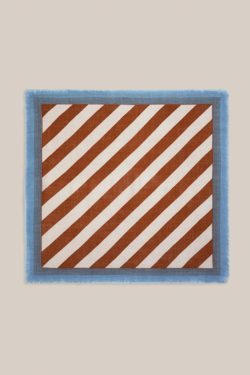 Pañuelo rayas obliquas