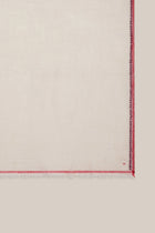 Pañuelo linea roja flores