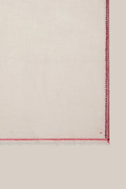Pañuelo linea roja flores