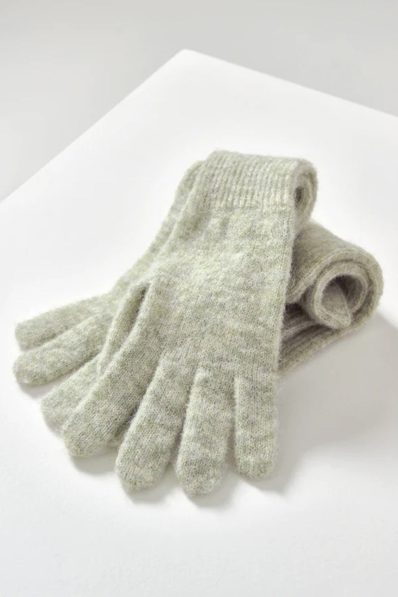 Guantes lana largos