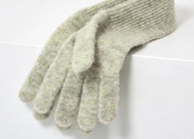 Guantes lana largos