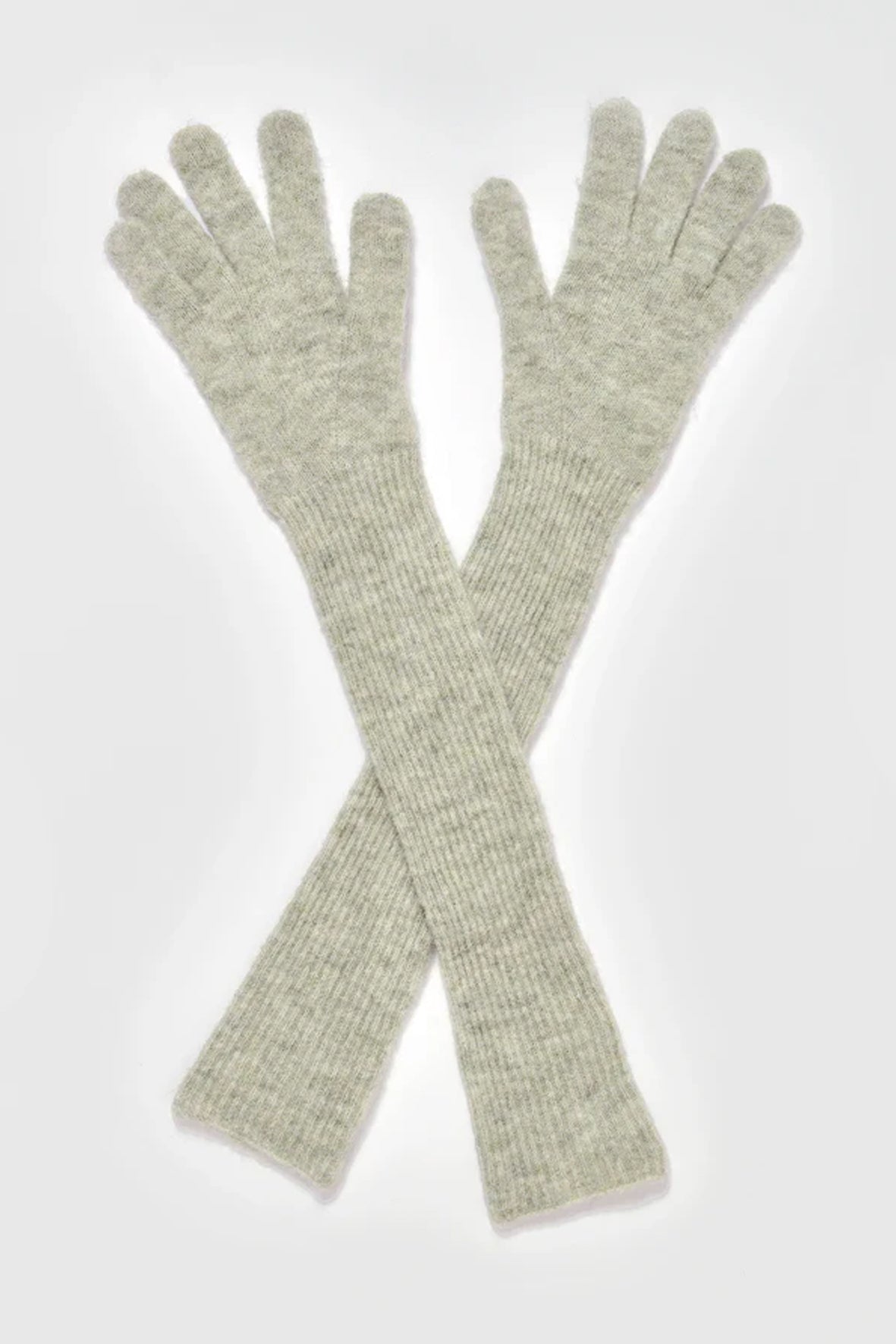 Guantes lana largos