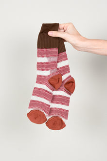 Calcetines franjas transparentes