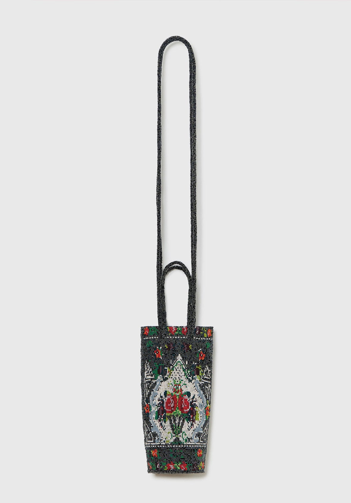 Bolso handmade beaded crisantemo