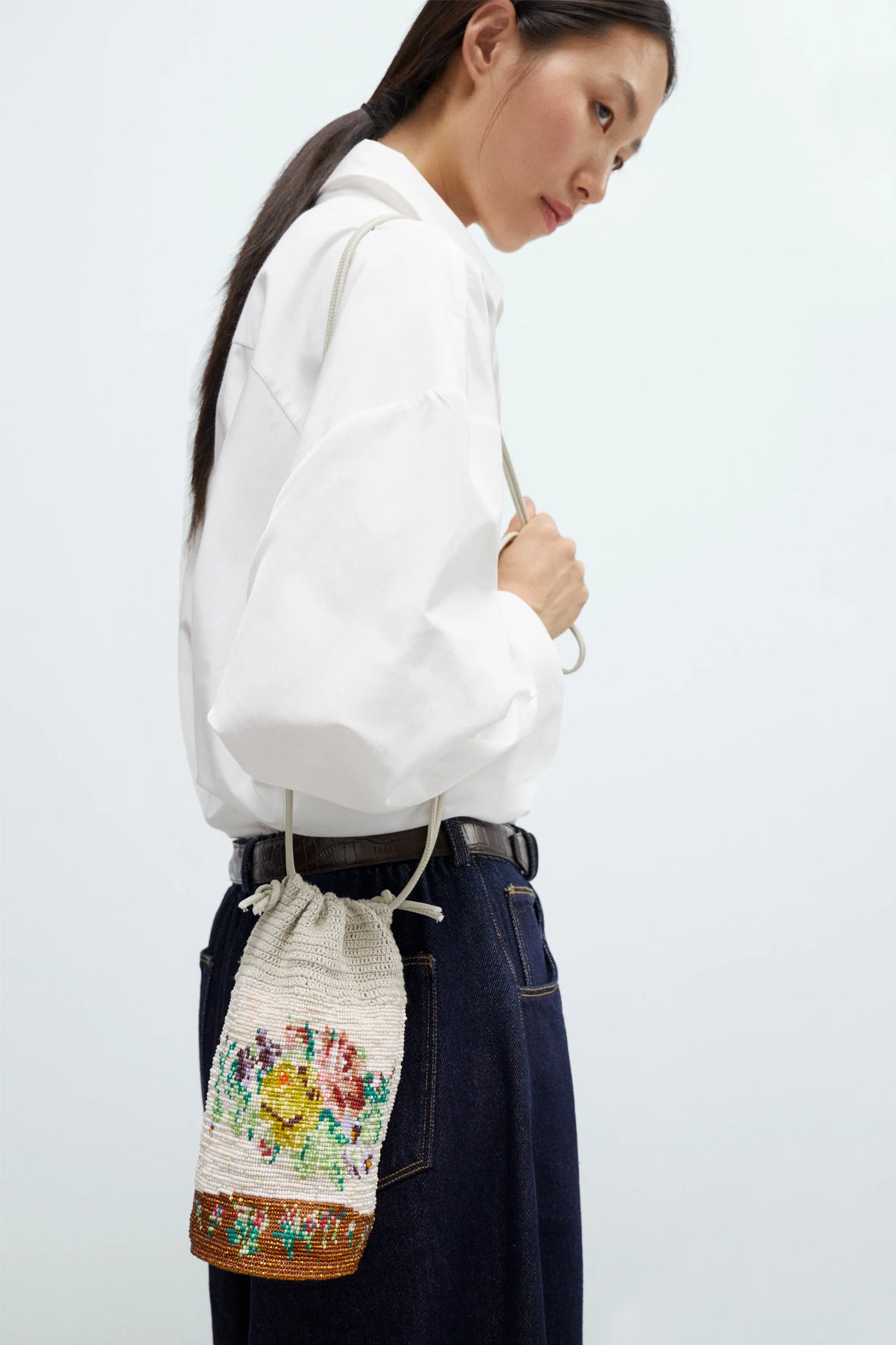 Bolso handmade beaded crochet