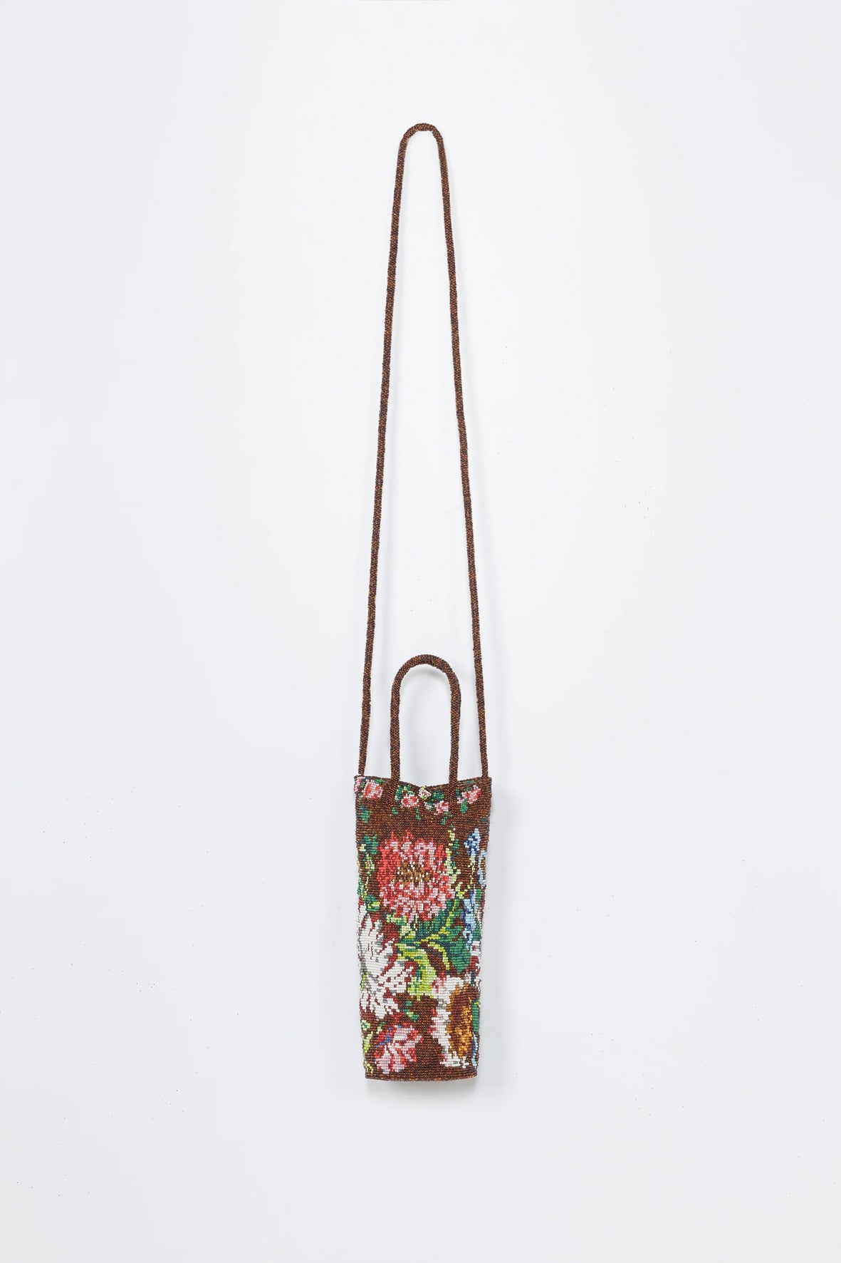 Bolso handmade beaded peonia