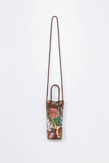 Bolso handmade beaded peonia