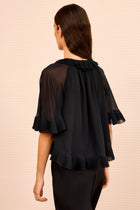 Top silk chiffon