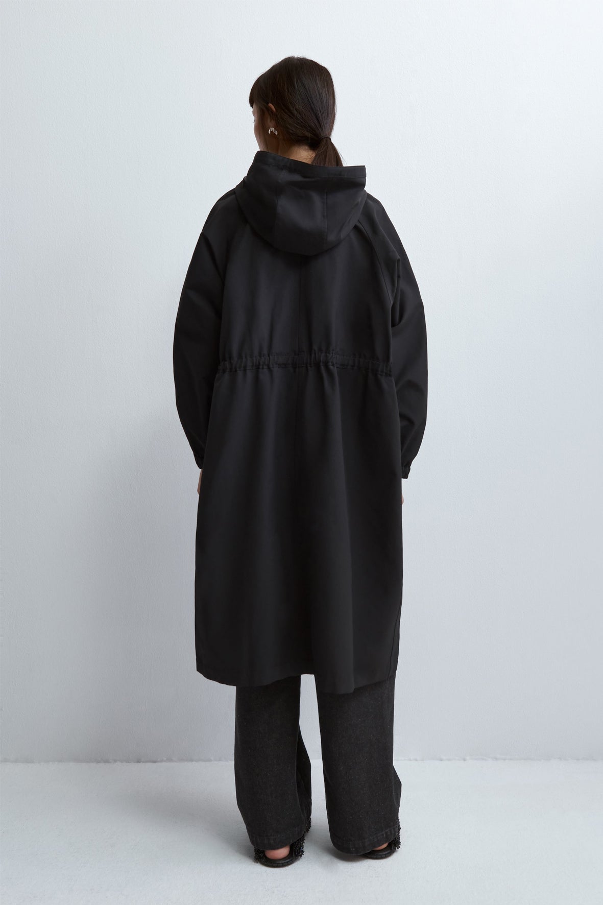 Gabardina parka capucha