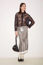 Falda glitter