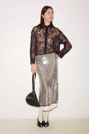 Falda glitter