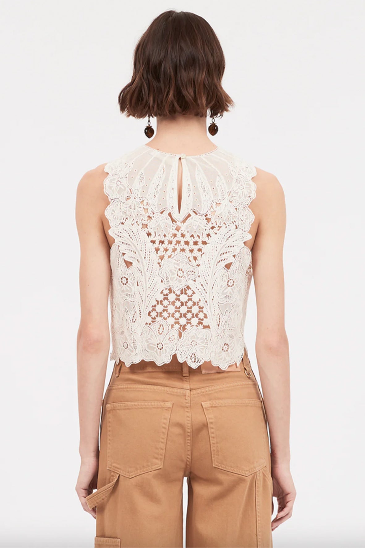 Lace crop top