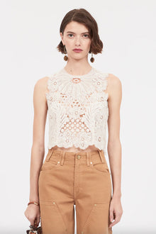 Lace crop top