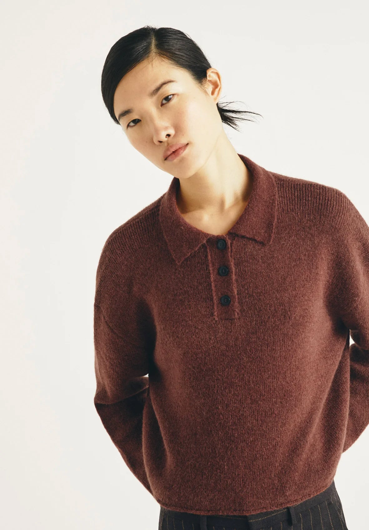 Jersey polo wool
