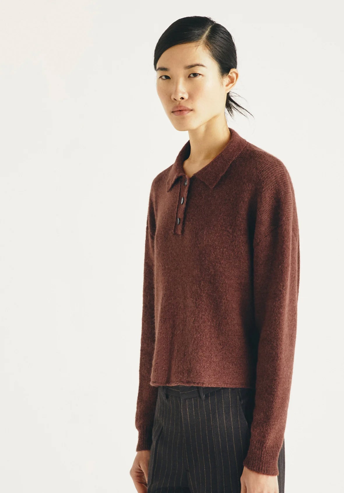 Jersey polo wool