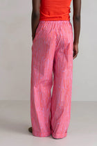 Pantalón rayado rojo