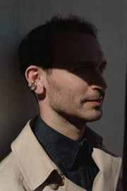 Ear cuff Silver S Small