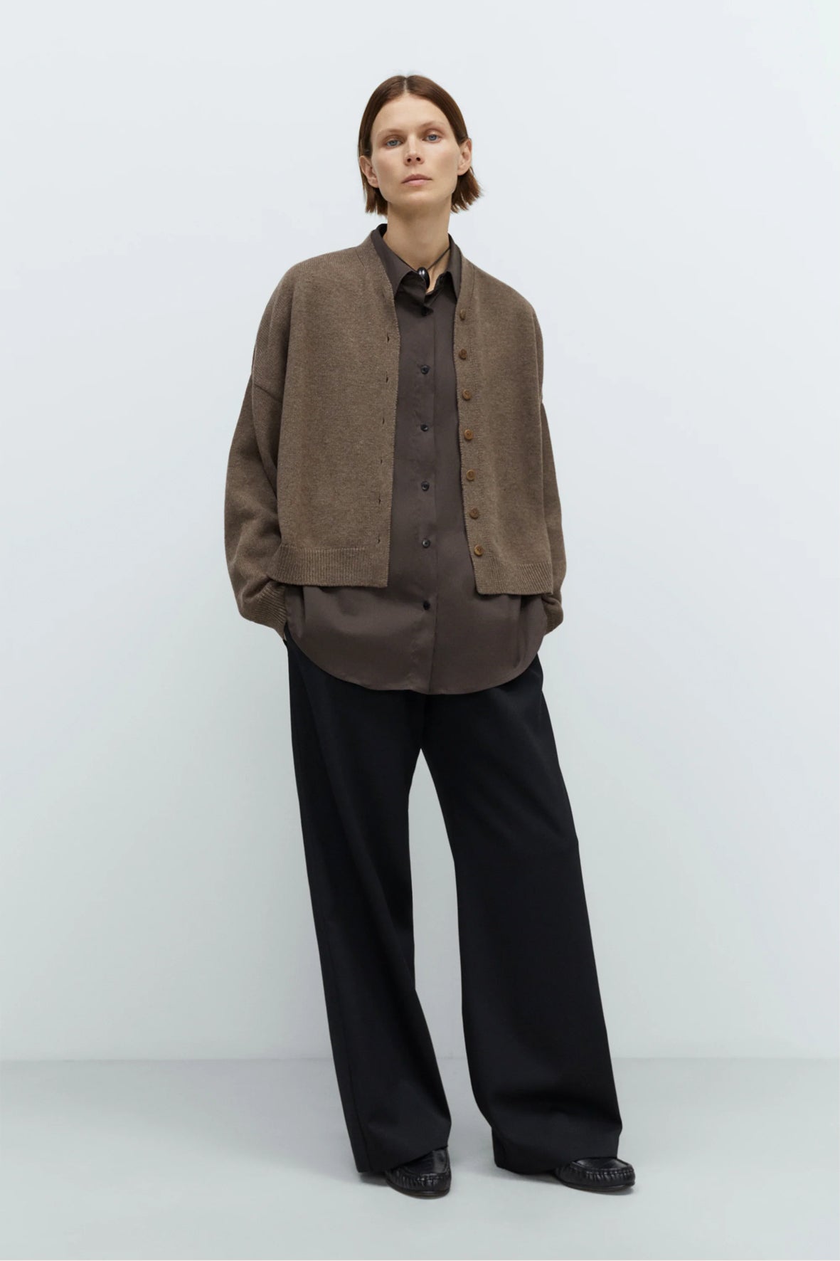 Chaqueta merino wool cardigan
