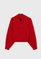 Cárdigan merino wool rojo