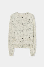 Cárdigan merino wool flecked