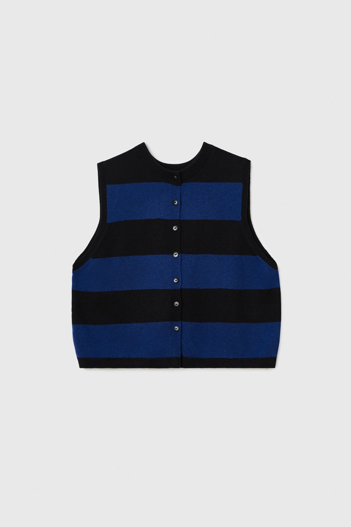 Wide striped vest